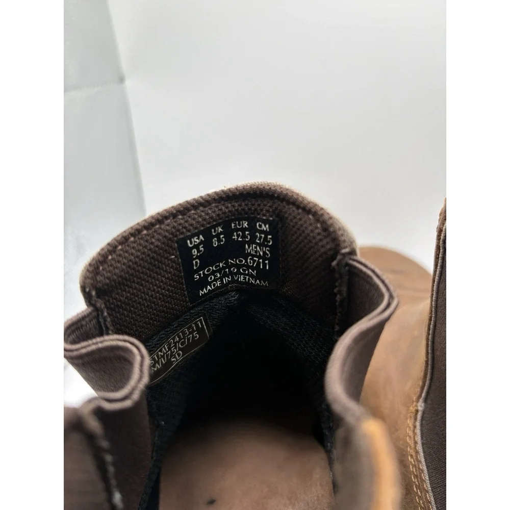 Red‎ Wings Mens Chelsea Brown Leather Boots Size 9.5D 6711 NWOB